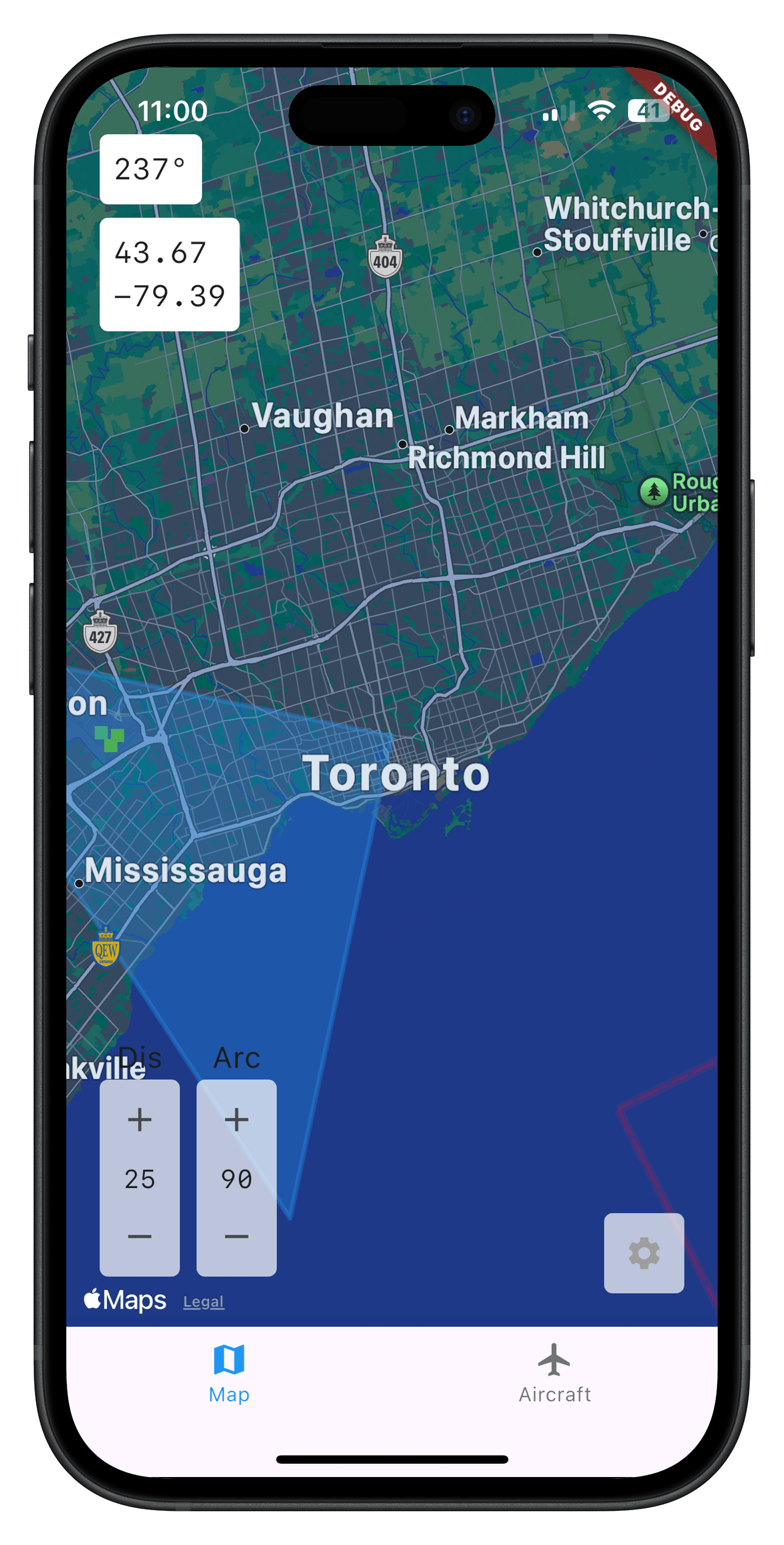 App mockup